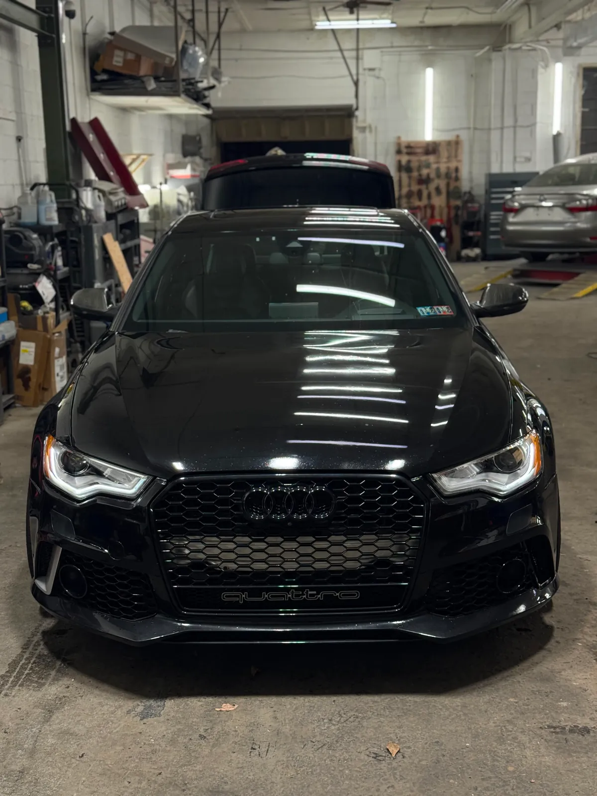 Finished black vehicle at Igor’s Auto Repair and Detailing